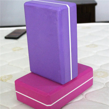 Yoga Block Brick EVA Props Foam Brick Exercise Fitness Tool Exercise Workout Stretching Aid Body Shaping Health Training Equipme