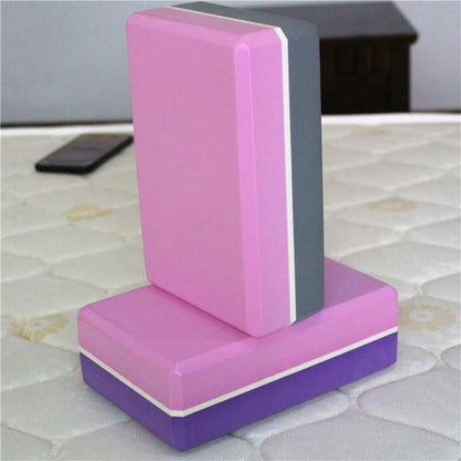 Yoga Block Brick EVA Props Foam Brick Exercise Fitness Tool Exercise Workout Stretching Aid Body Shaping Health Training Equipme