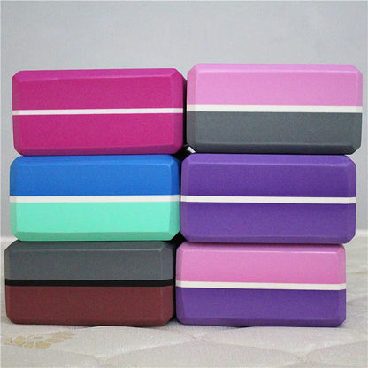 Yoga Block Brick EVA Props Foam Brick Exercise Fitness Tool Exercise Workout Stretching Aid Body Shaping Health Training Equipme