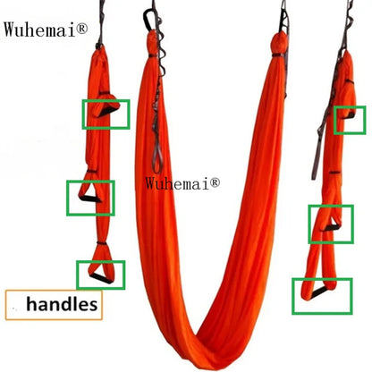 10 PCS Handle Yoga hammock swing Handle  Aerial Traction Flight Anti-gravity Length customization yoga belt of the yoga hall