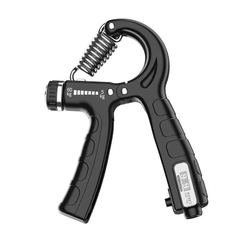 5-60Kg Adjustable Grip Strength Trainer with Finger Exerciser Hand Grip Strengthener for Muscle Building and Injury Recover