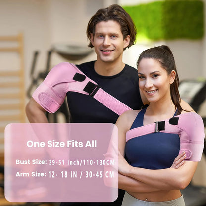 Shoulder Brace for Men & Women, Torn Rotator Cuff, Tendonitis, Dislocation, Pain, Neoprene Shoulder Compression Sleeve Wrap