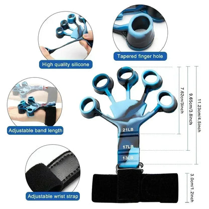 2025 Fitness and Exercise Training Gripper Hand Expander Finger Squeeze Sports GymTraining Accessories 5Resistance Training