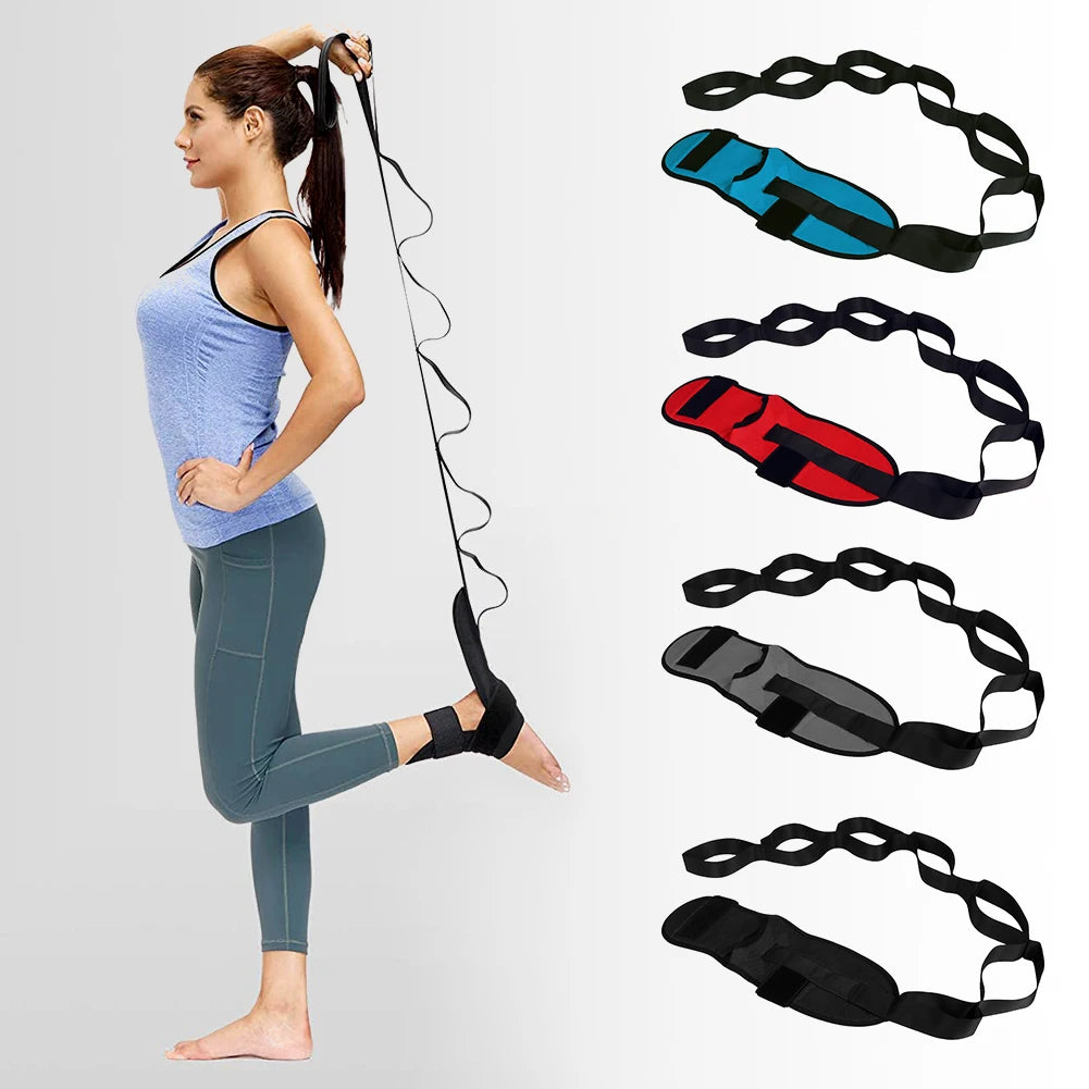 Yoga Ligament Stretching Belt Foot Rehabilitation Strap Plantar Fasciitis Leg Training Foot Ankle Joint Correction Sports Rope