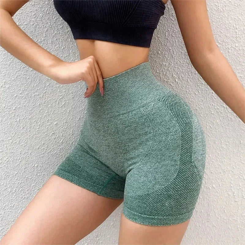 Sexy Booty Push Up Sport Yoga Shorts Women Seamless Spandex Running Cycling Short Fitness Leggings High Waist Female Gym Shorts