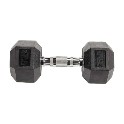 Factory supplier 10lbs 15lbs 20lbs 25lbs 30lbs 50lbs rubber hex dumbbells