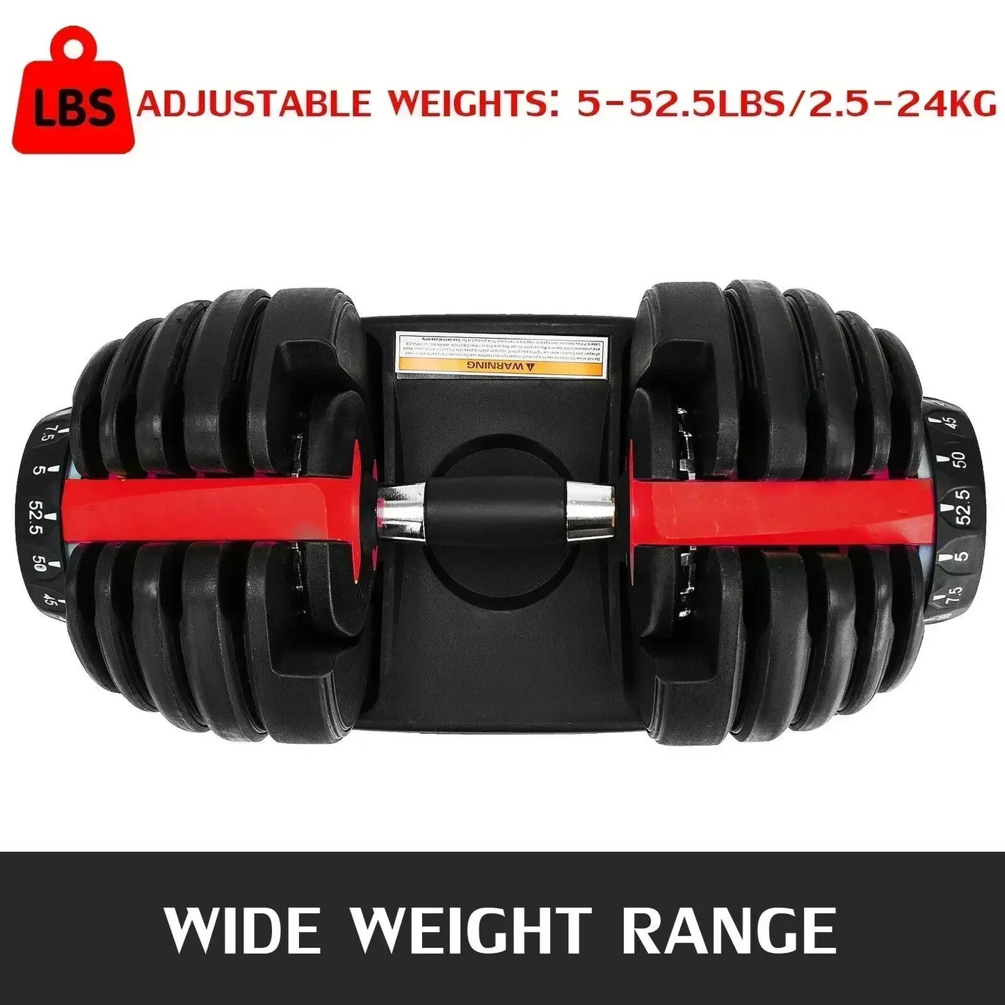 VEVOR 24/40 KG 52.5/90 LBS Adjustable Dumbbell Fitness Equipment Training Arm Muscles Dumbbell Free Shipping Adjustable Bumbbell