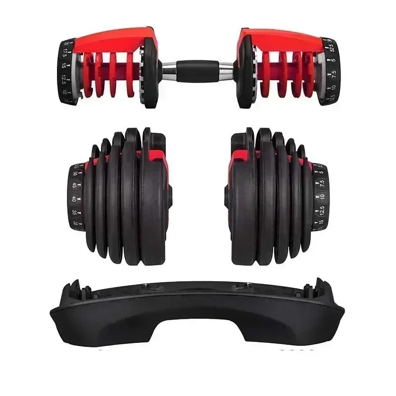 VEVOR 24/40 KG 52.5/90 LBS Adjustable Dumbbell Fitness Equipment Training Arm Muscles Dumbbell Free Shipping Adjustable Bumbbell